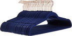 Amazon Basics Slim Velvet Non-Slip Space Saving Suit Clothes Hangers, Sturdy by AmazonBasics