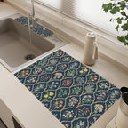 2Pcs Dish Drying Mats Faucet Mats Sets Large Size Coffee Mats Sink Faucet Mat - Image 2