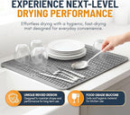Silicone Dish Drying Mat for Kitchen Counter - Image 2