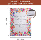 Maison d' Hermine Kitchen Towels Set of 3 100% Cotton 27.50" x 20" Reusable - Image 7
