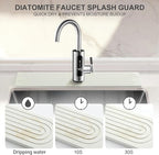 Faucet Mat for Kitchen Sink, Diatomite Fast Drying Stone Sink Tray, Super - Image 2