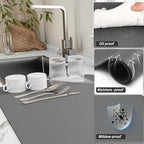 Dish Drying Mat for Kitchen Counter, Heat Resistant Drainer Mats - Image 3