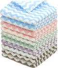 Microfiber Cleaning Cloth Lint Free Cleaning Rags, 10 Pack Fast Drying Dish Rags by HFGBLG