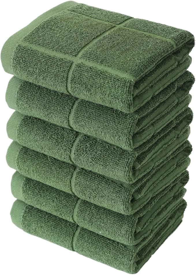 Glynniss Kitchen Towels Pack of 6pcs, Cotton Dish Towels by Glynniss