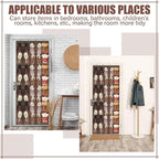 Windyun 40 Over the Door Shoe Organizer Large Breathable Mesh Pockets Hanging - Image 6