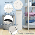 Odonata Slim Laundry Hamper Handles Collapsible Laundry Basket Thin Dirty - Image 5