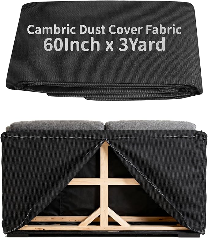 Upholstery Cambric Dust Cover Fabric, 60 Inch x 3 Yard, Replacement Material by Unknown