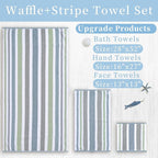 Waffle Towels for Bathroom - Image 3
