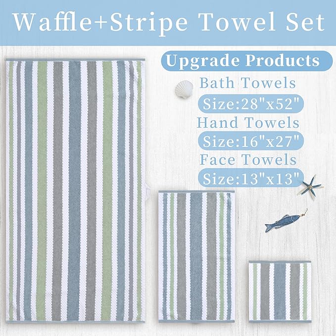 Waffle Towels for Bathroom - Image 3