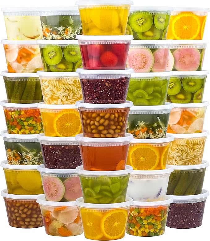 50 Set 16 oz Deli Containers by Dealusy