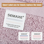 SEMAXE 18-Pack Bath Towel Set Include 6 Bath Towels, 6 Hand Towels, 6 Wash - Image 3