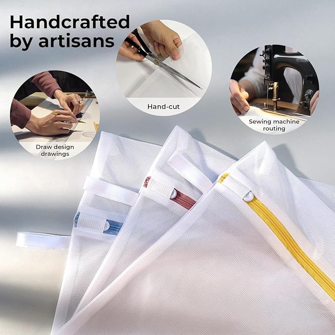 9 Pack Laundry Bag, Mesh Laundry Bags - Image 3