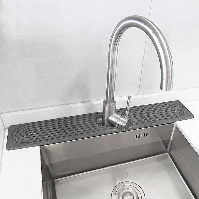 Stone Faucet Mat For Kitchen Sink by Unknown