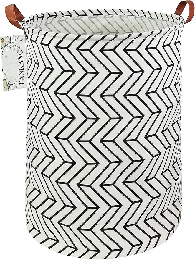 FANKANG Storage Basket, Nursery Hamper Canvas Laundry Basket Foldable by FANKANGStorageBasket
