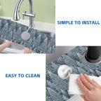 Christmas Forest Sink Faucet Absorbing Mat Pine Spruce Sink Splash Guard Faucet - Image 5