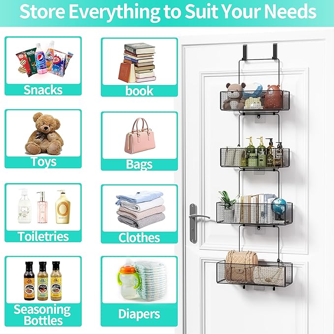 HapiRm Over Door Organizer Storage - Image 4