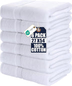 Utopia Towels 6 Pack Bath Towel Set, 500 GSM 100% Ring Spun Cotton Medium by UTOPIATOWELS