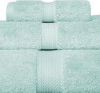 SUPERIOR Egyptian Cotton Pile 3 Piece Towel Set, Includes 1 Bath, 1 Hand - Image 4