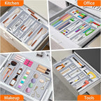 Large Utensil Drawer Organizer Expandable Silverware Organizer - Image 9