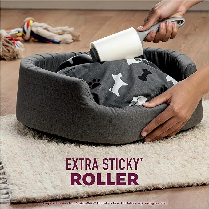 Scotch-Brite Pet Hair Pickup Extra Sticky Lint Roller, Designed - Image 5