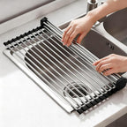 NEZUIBAN Dish Drying Rack with Roll Up and Over Sink by NEZUIBAN