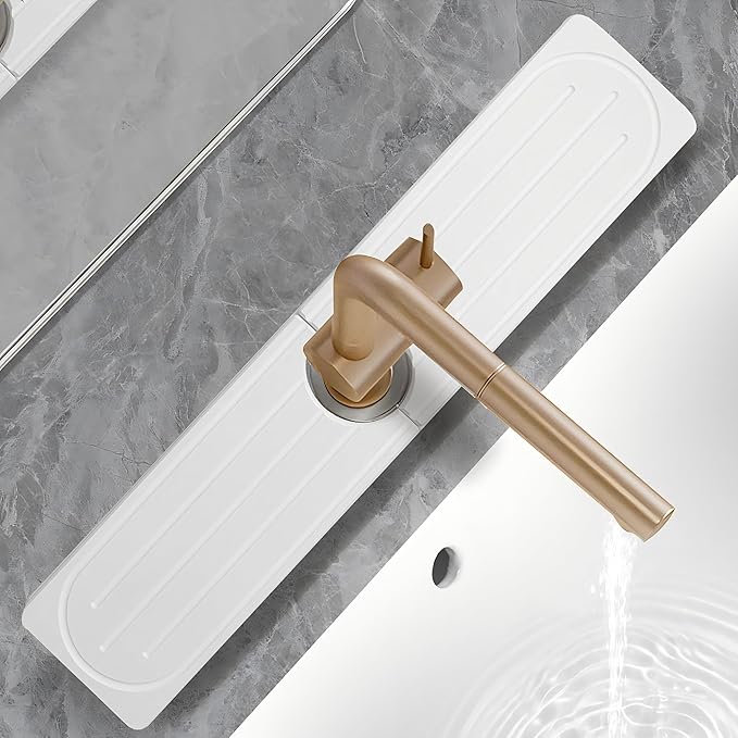 Stone Faucet Mat for Kitchen Sink, Diatomite Fast Drying Absorb Moisture Tray by Unknown