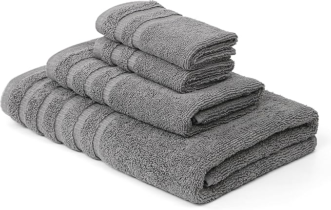 Modern Threads Oxford 6-Piece 100% Cotton Towel Set – Yarn Dyed Jacquard & - Image 7