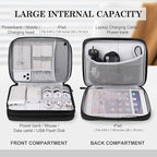 FYY Electronic Organizer, Extra Large Travel Cable Organizer Bag Pouch Portable - Image 3