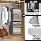 GRANNY SAYS 4-Shelf Hanging Organizer, Closet Hanging Shelves, Closet Hanging - Image 7
