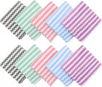 Microfiber Cleaning Cloth Lint Free Cleaning Rags, 10 Pack Fast Drying Dish Rags - Image 2