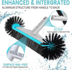Swimming Pool Brush Head with Round Ends, 17.5" Heavy Duty Aluminum Back Head - Image 4