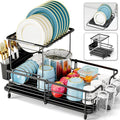 2 Tier Dish Drying Rack, Expandable Two Tier Dish Rack by Urackify