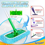 KEEPOW Wet Pads Refill for Swiffer Sweeper Mop and Sweep & Mop Deluxe - Image 2