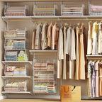 3 Tier Extra Large Closet Hanging Shelves - Image 6