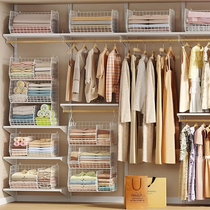 3 Tier Extra Large Closet Hanging Shelves - Image 6