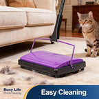 Yocada Carpet Sweeper Cleaner for Home Office Low&Undercoat Carpets Rugs Pet - Image 2