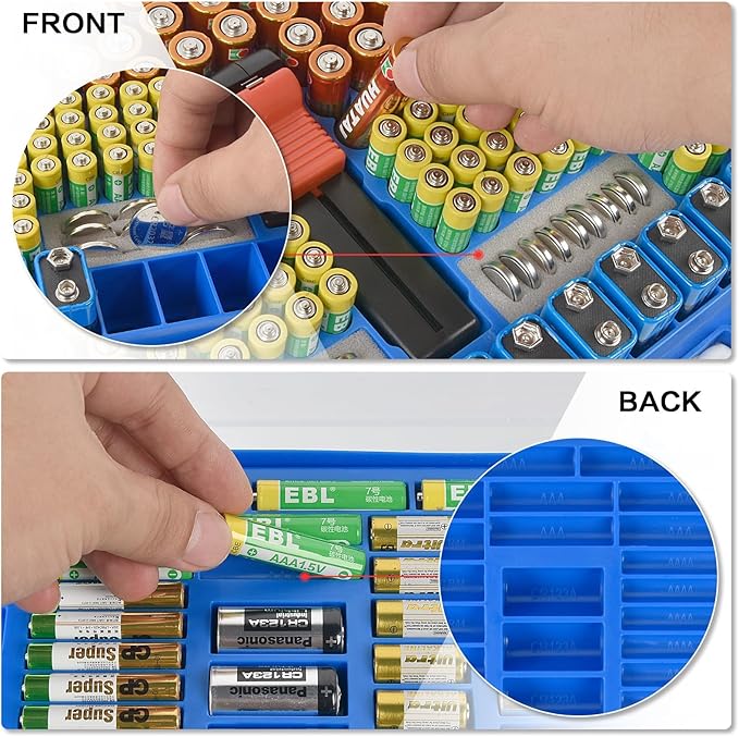 Battery Organizer Storage Holder Case - Image 4