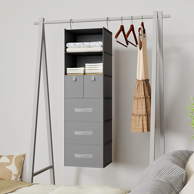 6-Shelves Hanging Closet Organizer - Image 2