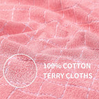 Homaxy 100% Cotton Terry Kitchen Towels, Checkered Designed, Soft and Super - Image 2