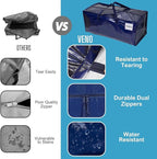 VENO 16 Pack Moving Bags w/Backpack Straps, Heavy Duty, Moving Boxes Alternative - Image 4