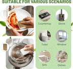 12 Count Plant-Based Kitchen Sponges, Compostable Cellulose Sponge, - Image 4