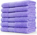 Cleanbear Wash Cloths Cotton Facecloths, Large Face Cloths 6 Ultra-Soft by Cleanbear