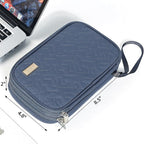 NISHEL Travel Cord Organizer Case, Double Layers Tech Electronic Bag, Essentials - Image 6