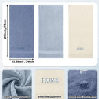 3 Pcs Home Sweet Home Hand Towels Farmhouse Decorative Embroidered Bathroom - Image 2