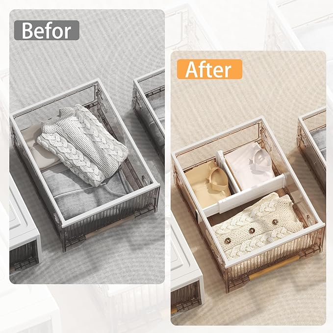 REBECAT 10 Pack Drawer Dividers - Image 4
