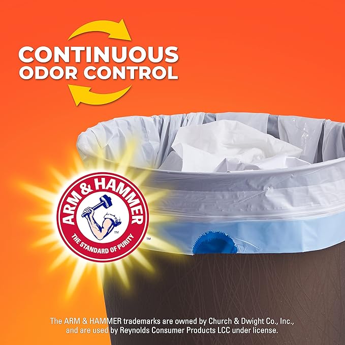 Hefty Small Trash Bags, Fabuloso Scent, 4 Gallon - Image 3