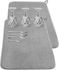 2Pack Large Dish Drying Mat for Kitchen Counter, 24 x 17 Inch Microfiber by Xuyyicao