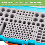 Battery Organizer Storage Holder- Batteries Case Containers Box - Image 4