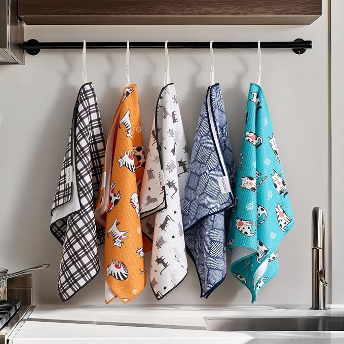 RECYCO Waffle Kitchen Towel Set of 2 - Image 8