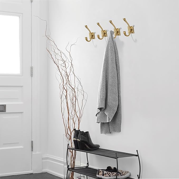 khtumeware Vintage Wall Hooks, 5 Pack Coat Hooks Hardware Towel Hooks - Image 3